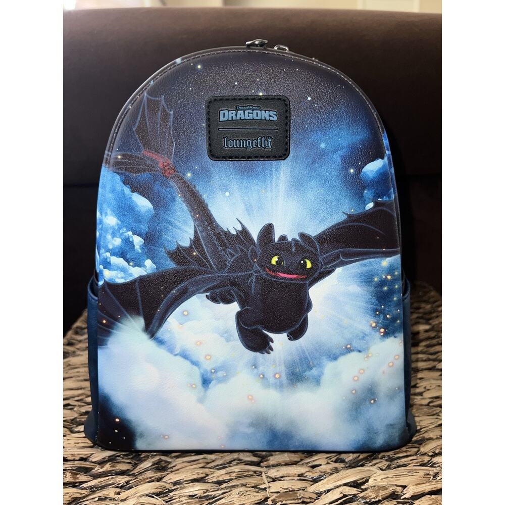 Loungefly How To Train Your Dragon Toothless SkyMini Backpack
